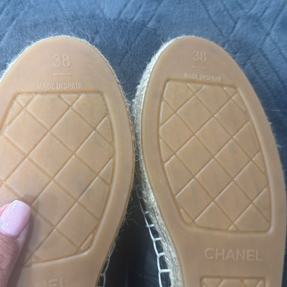 Black Espadrille Flats - Picture 4 of 4